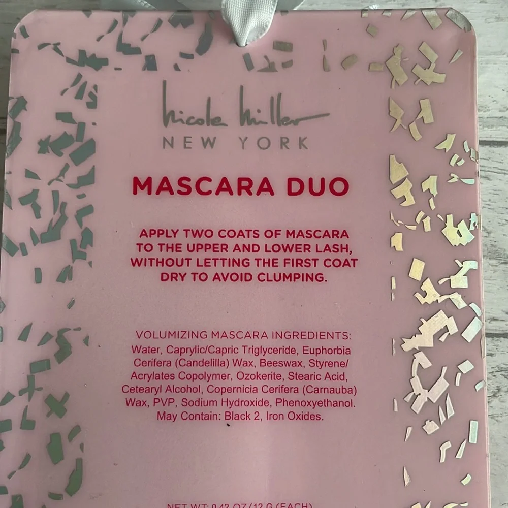 NWT NICOLE MILLER DUO Set of Mascara